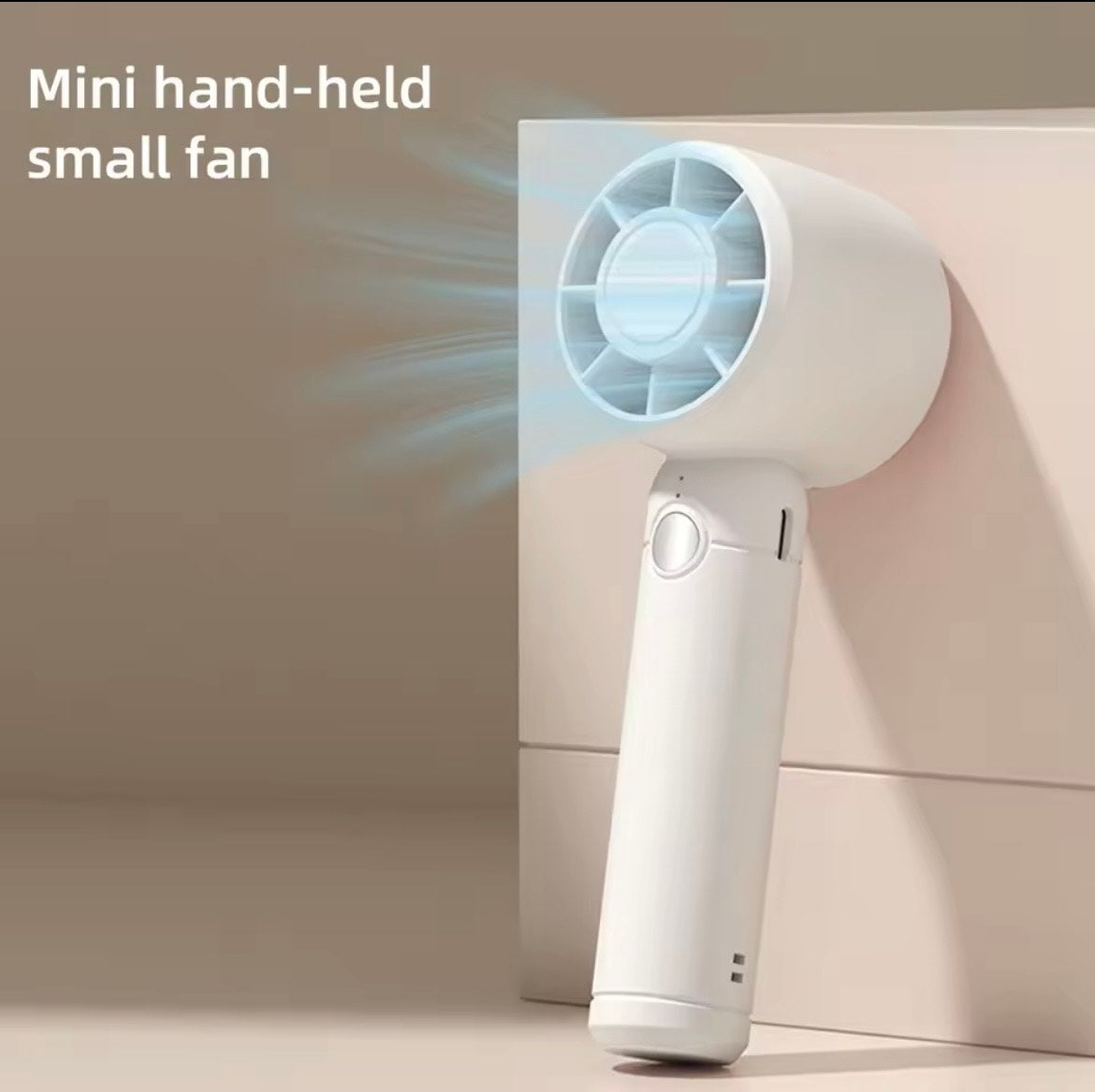 2025 USB Mini Fan Rechargeable Mini Fan Portable Handheld Cooling Fan for Office Travel outdoor camping