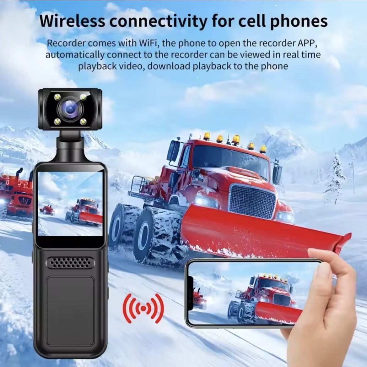 Xiaomi 8K HD Handheld Pocket Camera 180 ° Rotating Mini Portable Camera Wearable Night Vision Outdoor Sports Camera 2025 New